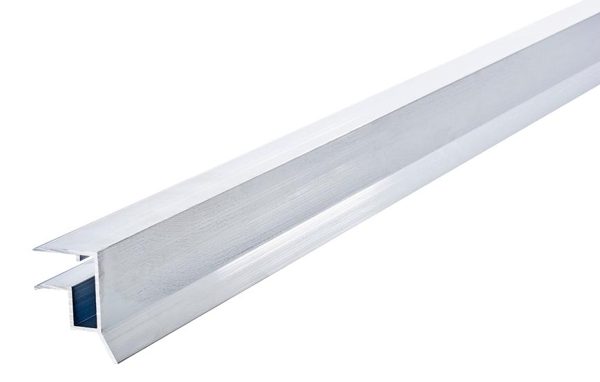 Alu vannbordprofil til 10 mm, 2205 mm